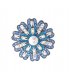 XSB255 - High-End Exquisite Blue Flower Brooch